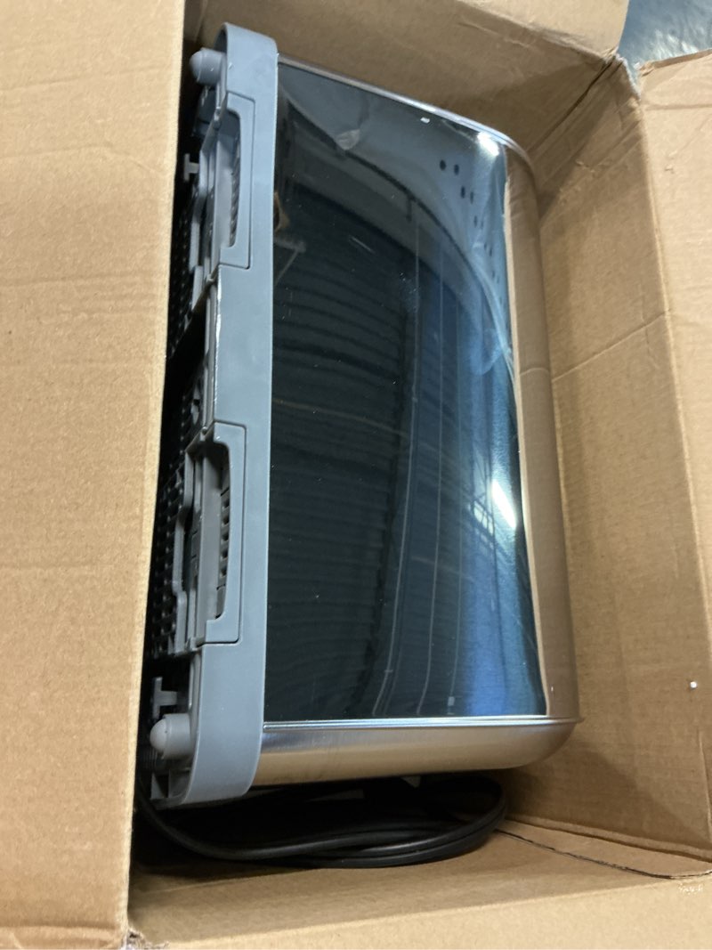 Condition photo showing Good Condition for toaster 4 slice retro stainless steel,best prime 4 slice toaster wide solt with 7 shade settings, perfect for waffles, bagels and more lainsten t-527