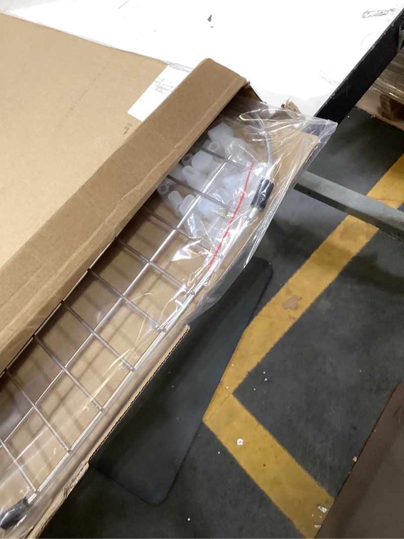 Condition photo showing New/Like New for serene valley sink protector grid 26-1/16" x 14-1/16", centered drain with corner radius 3-1/2", 304 stainless steel material nlw2614c