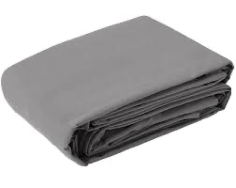 Grey tarp