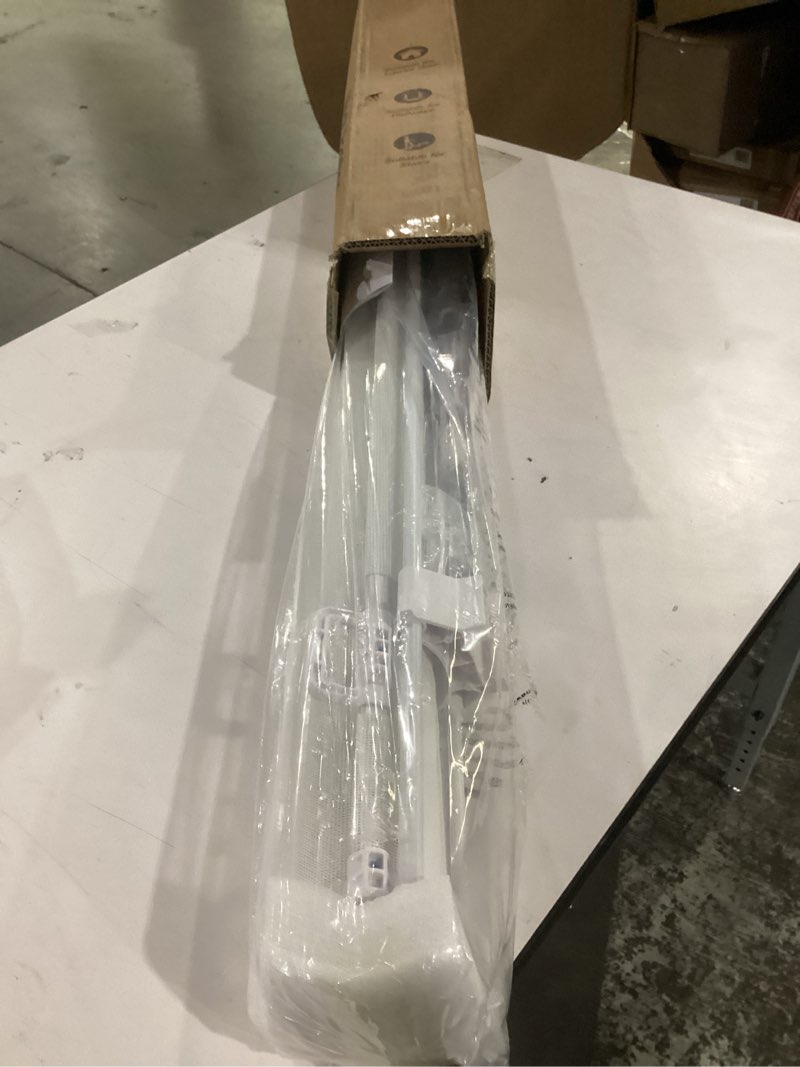 Condition photo showing Good Condition for 120 inch retractable baby gates 34 inch tall, retractable gate with reinforced strip design to prevent crawling through, 10 ft extra wide retractable dog gate for indoor/outdoor white 34" tall x 120" wide