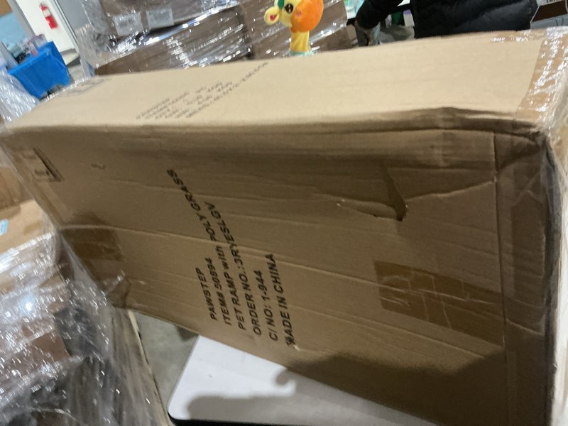 Condition photo showing Good Condition for pawstep 50894 pet ramp for dogs & cats – foldable portable dog ramp with poly grass non-slip surface, lightweight travel ramp for cars, suvs, beds & couches