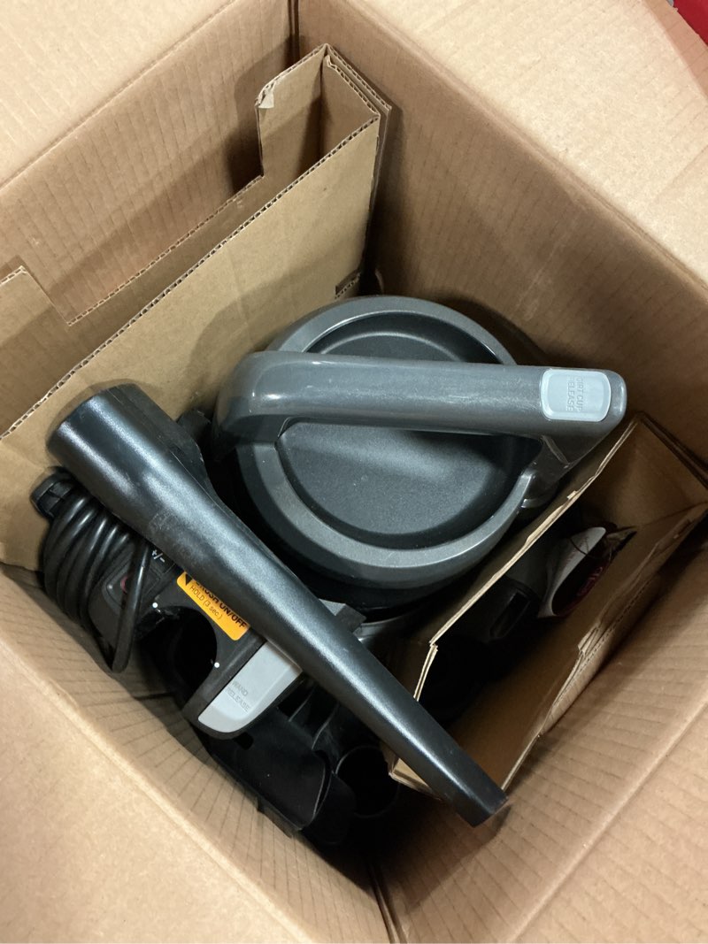 Condition photo showing As Is for hoover windtunnel tangle guard bagless corded hepa filter upright vacuum