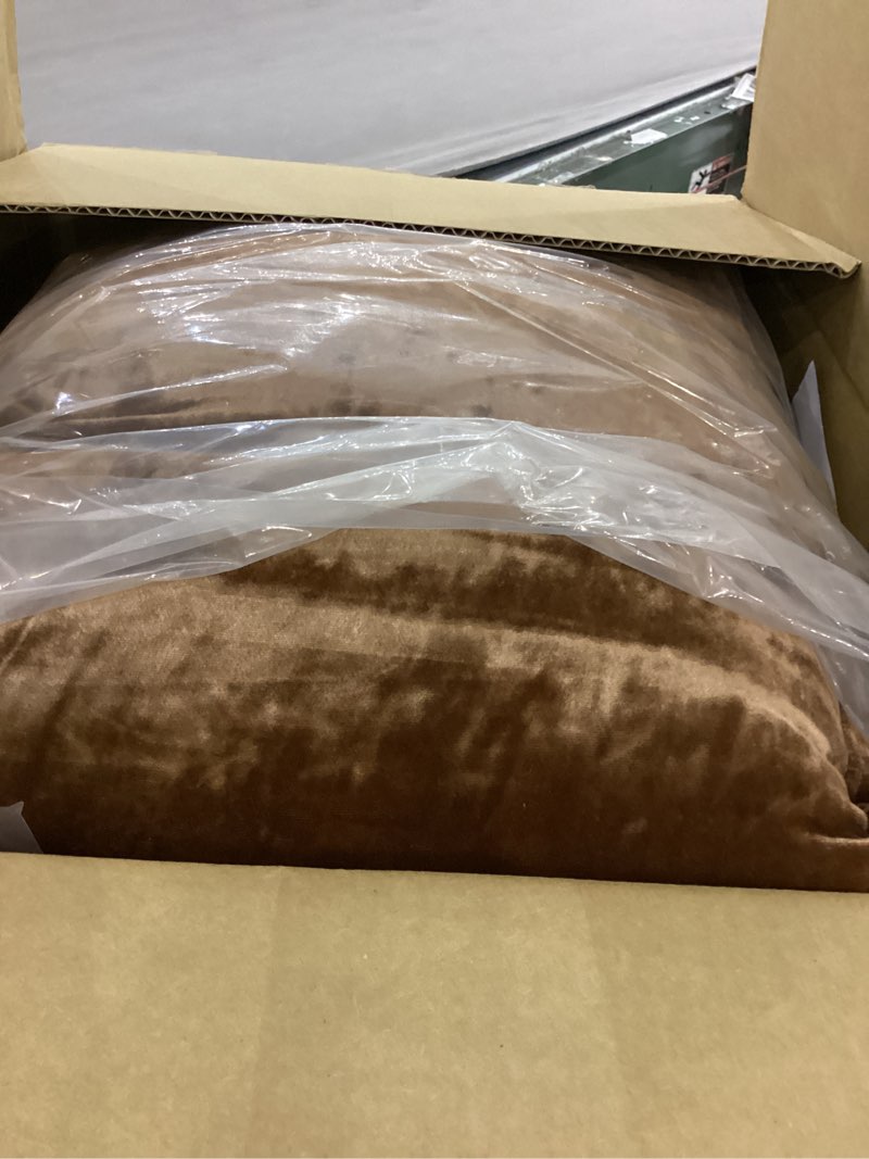 Stella Solid Faux Silk Velvet Romantic Western 14x42 inch Long Lumbar Pillow