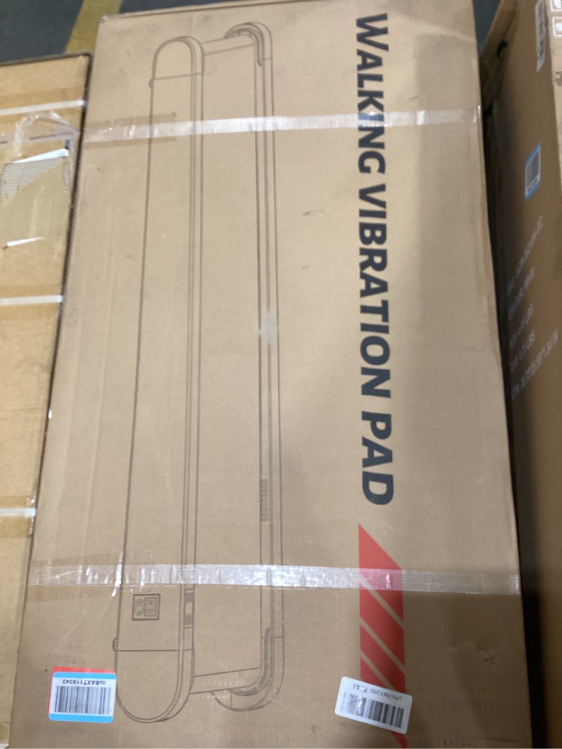 Condition photo showing New/Like New for sperax walking treadmill pad with app, 3 in 1 under desk treadmill, 400w low noise walking vibration pad with remote control,portable treadmills for home office black