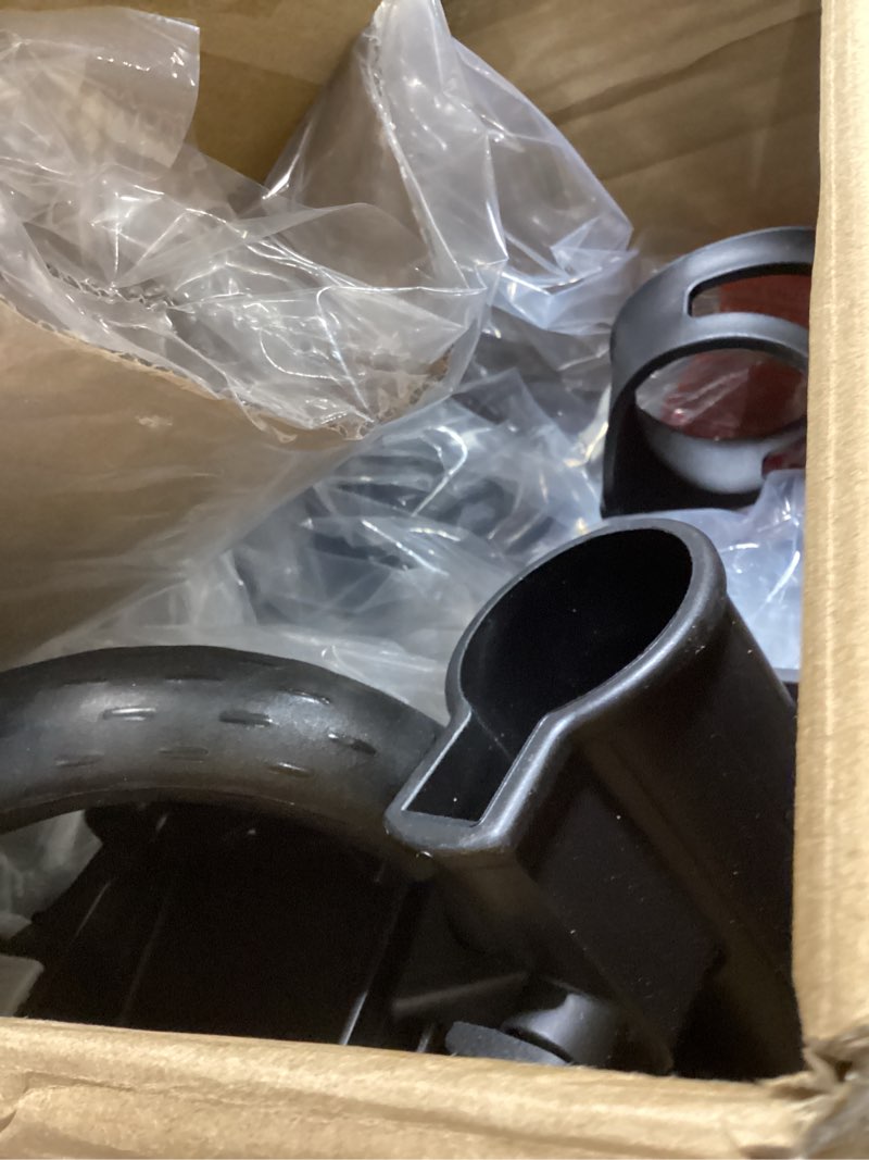 Condition photo showing Good Condition for caddytek explorer v8 golf push cart - superlite 4 wheel aluminum foldable cart with adjustable front wheel width, foot brake, cooler basket, umbrella holder, drink holder, scorecard console dark grey