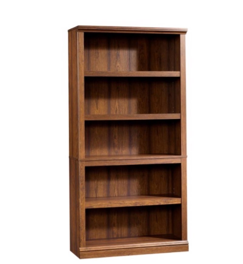  Sauder Miscellaneous Storage 5-Shelf Bookcase/ Book shelf, Washington Cherry finish