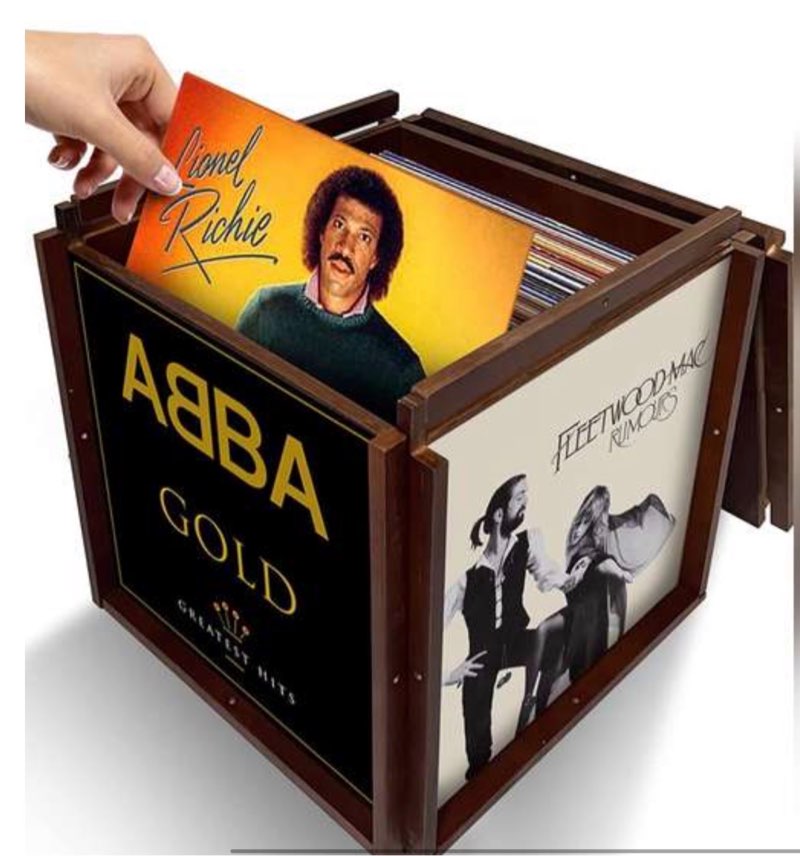 Divinyly woodstock cube