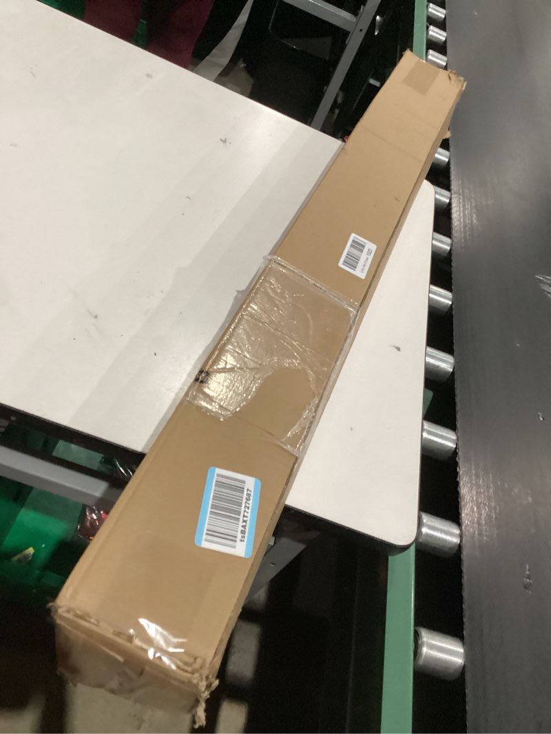 Condition photo showing As Is for LazBlinds No Tools No Drill Cordless Bamboo Roman Shades, Light Filtering Window Treatment, Roll Up Bamboo Blinds for Windows 47'' W x 64'' H, Dali Native Light Filtering-dali Native 47" W x 64" H