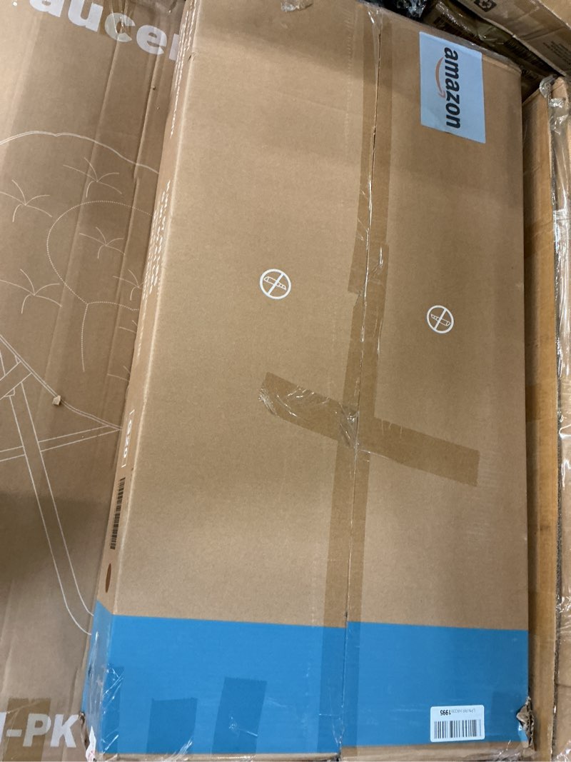Condition photo showing New/Like New for dumos 62 inch l shaped gaming desk with charging station & 2 monitor stands, computer desk with drawer & adjustable storage shelves, large corner desk for home office, rust brown