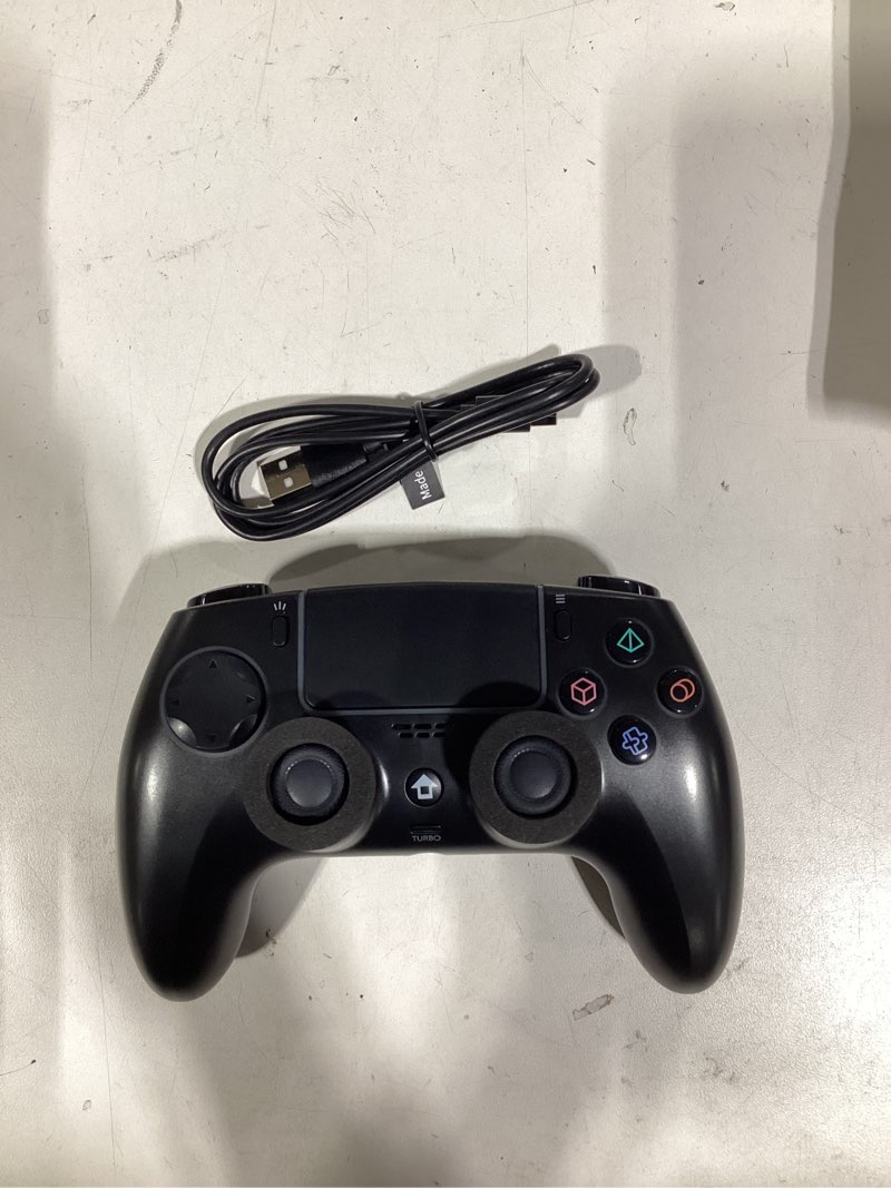 Condition photo showing Good Condition for afmvv wireless controller for ps5 with rgb led,turbo, dual vibration, 6 axis gyro sensor, touchpad, ergonomic for playstation 5 controller, compatible with playstation 5/pc/mac/ios/android/steam black