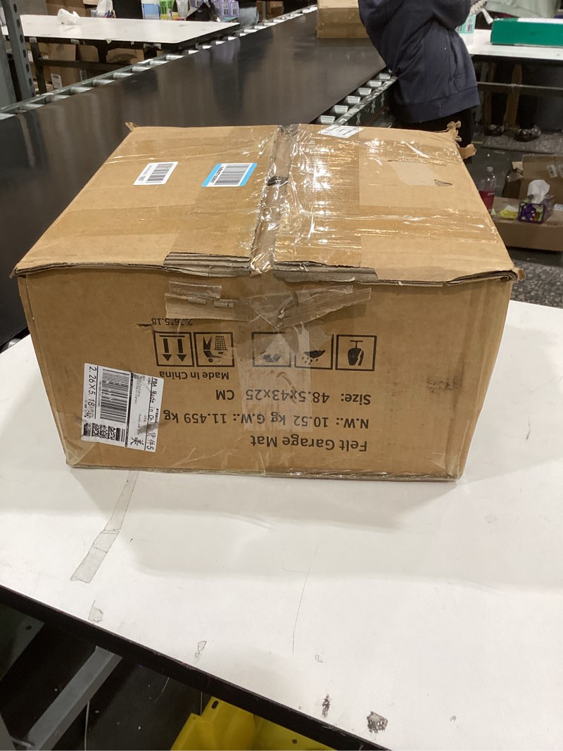 Condition photo showing New/Like New for Grefinity 7.4'x 17' Garage Floor Mat & Oil Spill Mat, Heavy Duty Under Car Mat for Garage & Driveway