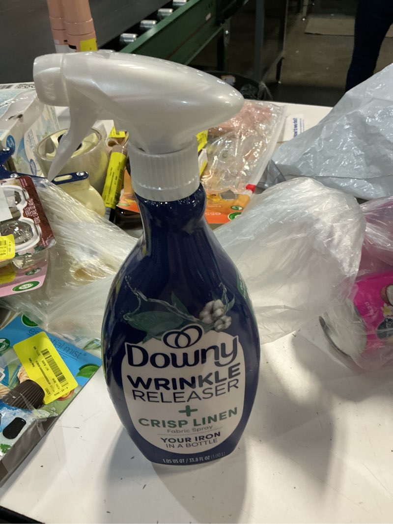 Condition photo showing New/Like New for downy crisp linen  wrinkle releaser  spray - 33.8oz