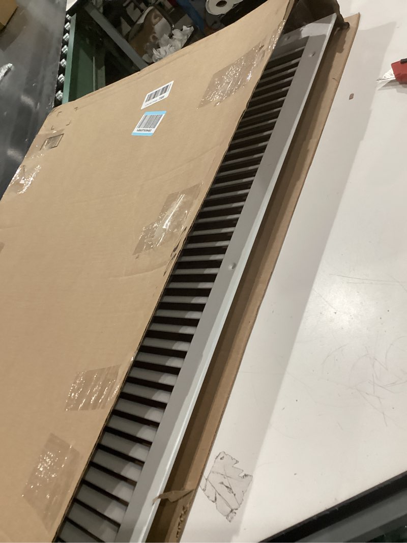 Condition photo showing Good Condition for HVAC Premium 24'' X 30" Aluminum Return Grille - Easy Air Flow - Linear Bar Grilles [Outer Dimensions: 25.875'' w X 31.875'' h]