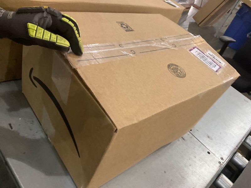 Condition photo showing As Is for HOMBYS Bed Wedge Gap Filler for Bed & Mattress Gap,High Density Foam Headboard Gap Filler King Size,Dark Grey Bed Crack Pillow Wedge