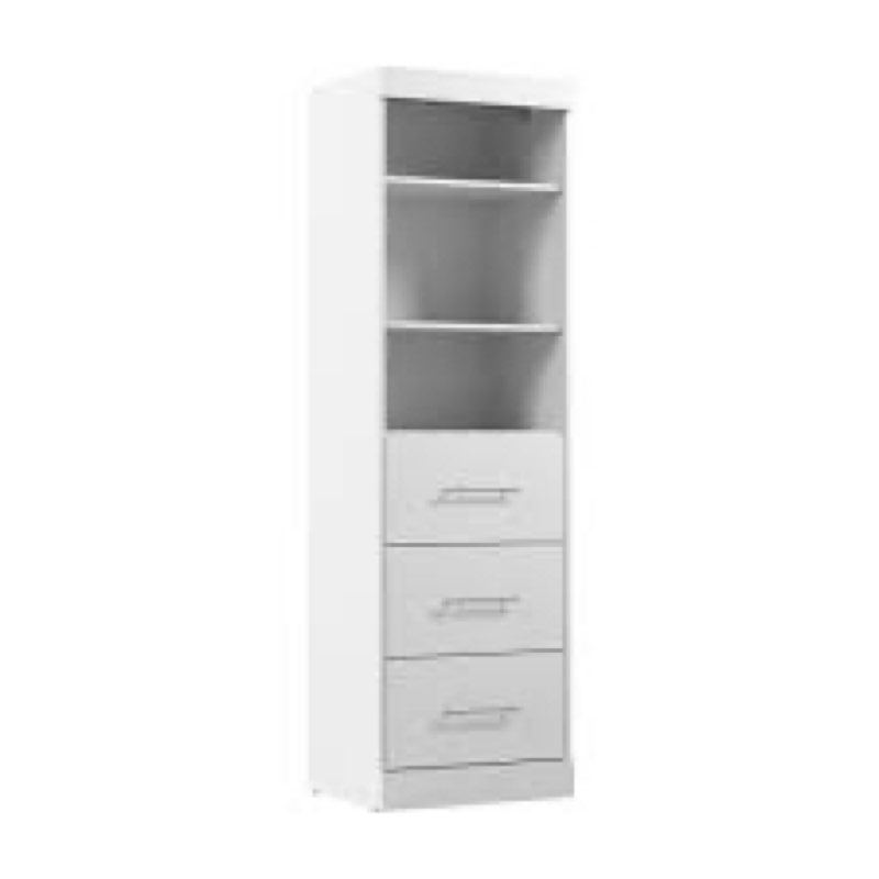 25W X 25D Closet Organizer Tower (incomplete only 1 box) 