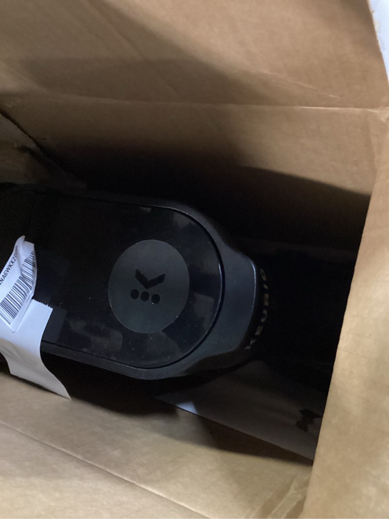 Condition photo showing As Is for keurig k-express single serve k-cup pod coffee maker, 3 brew sizes, strong button feature, 42oz removable reservoir, black