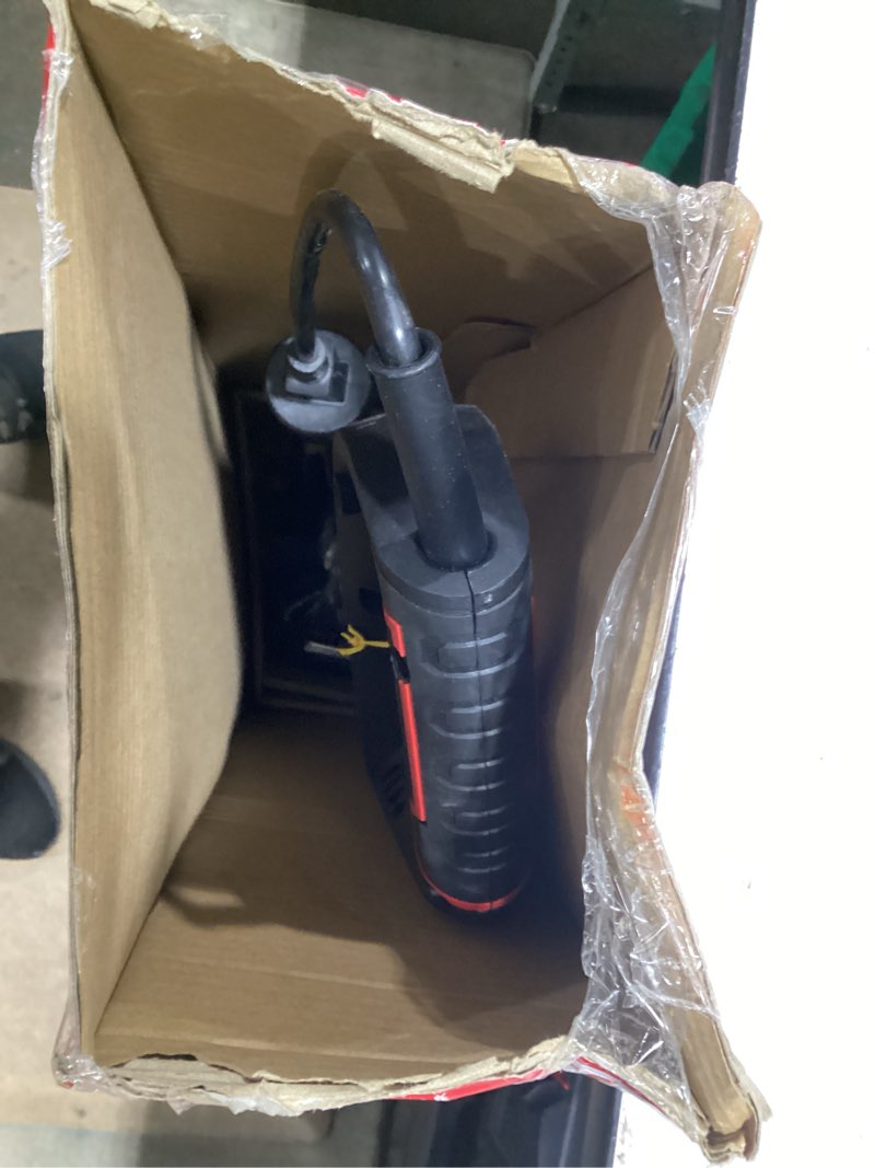 Condition photo showing As Is for hyper tough 13" 4.6-amp electric corded string trimmer