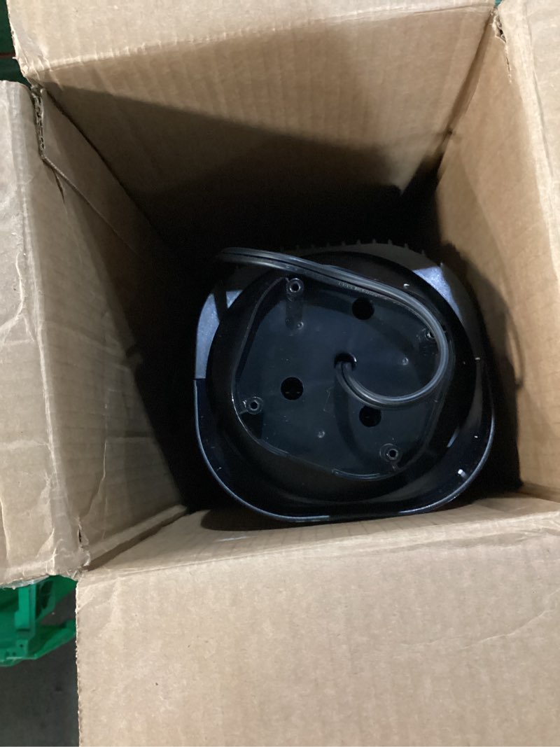 Condition photo showing As Is for olixis tower fan for bedroom, floor standing fan with remote, 12h timer, 5 speeds, 4 modes, led display, portable bladeless oscillating cooling fan for indoor, home, office