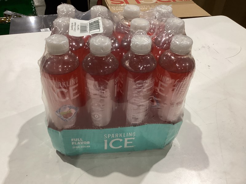 Condition photo showing New/Like New for Sparkling Ice Cherry Limeade Sparkling Water  17 Fl Oz  12 Count Bottles