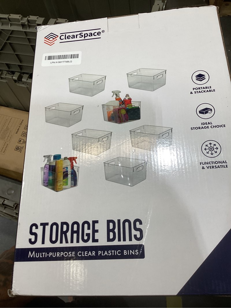 storage bins