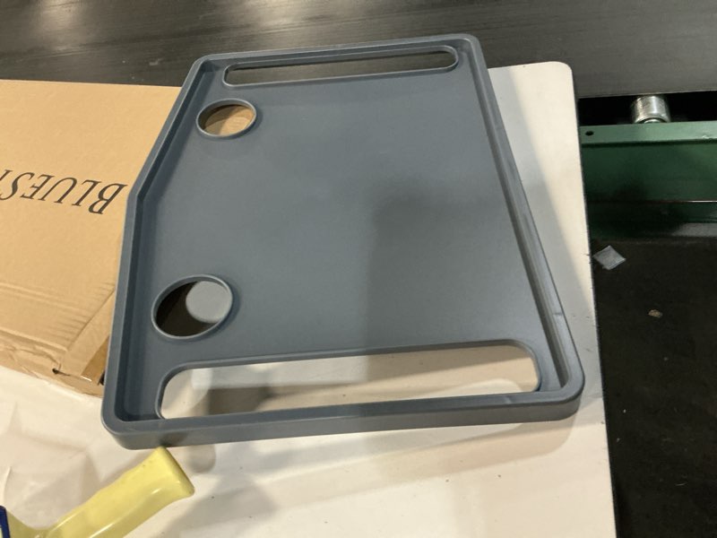 Condition photo showing Good Condition for bluestone walker tray- upright with holders-universal table fits most standard folding walkers-home mobility medical equipment accessories, 1 count (pack of 1)