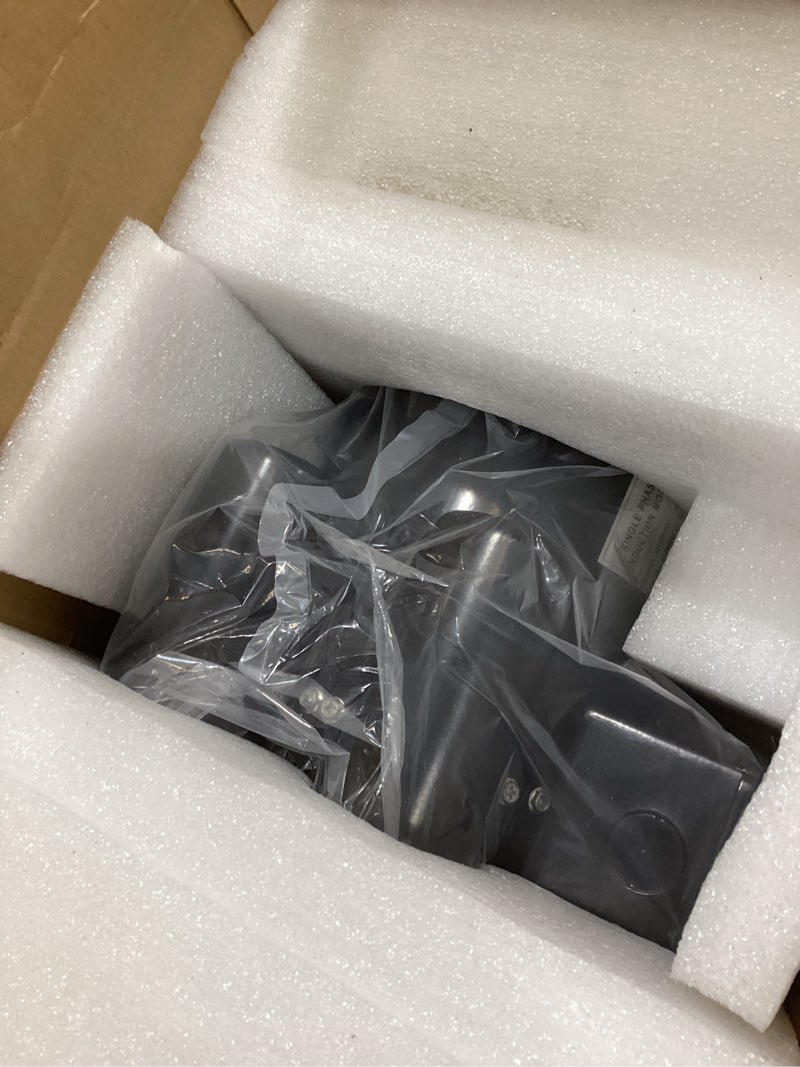Condition photo showing New/Like New for universal electric motor single phase 5hp 3450rpm 208-230v 56c frame 5/8in shaft diameter 60hz rotation cw/ccw
