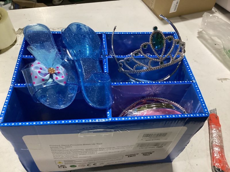 Condition photo showing Good Condition for ljzj princess dress up toys & jewelry boutique, girls role play gift for 3+ year old girl toddler ?b-day party favors colorful