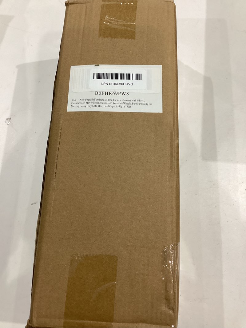 Condition photo showing Good Condition for New Upgrade Furniture Sliders, Furniture Movers with Wheels, Furniture Lift Mover Tool Set with 360° Rotatable Wheels, Furniture Dolly for Moving Heavy Duty Sofa, Bed, Load Capacity Up to 750lb