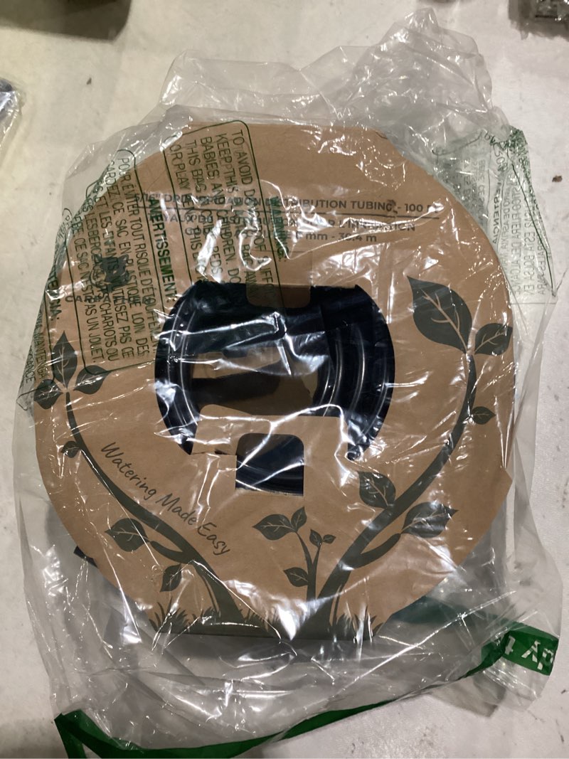 Condition photo showing Good Condition for carpathen 100ft drip irrigation tubing - mainline - (5/16" id - 7/16" od) black pvc water line 100 ft black