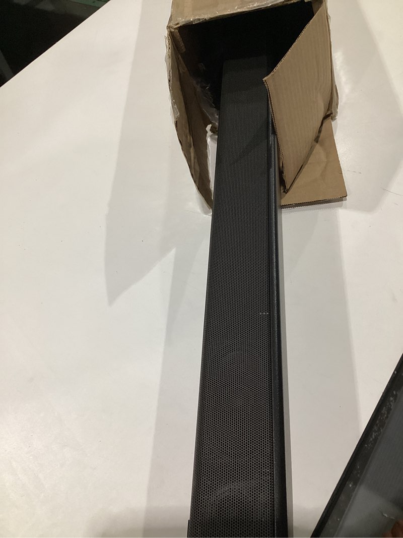 Condition photo showing As Is for Sony S100F 2.0ch Soundbar with Bass Reflex Speaker, Integrated Tweeter and Bluetooth, (HTS100F), easy setup, compact, home office use with clear sound black USED