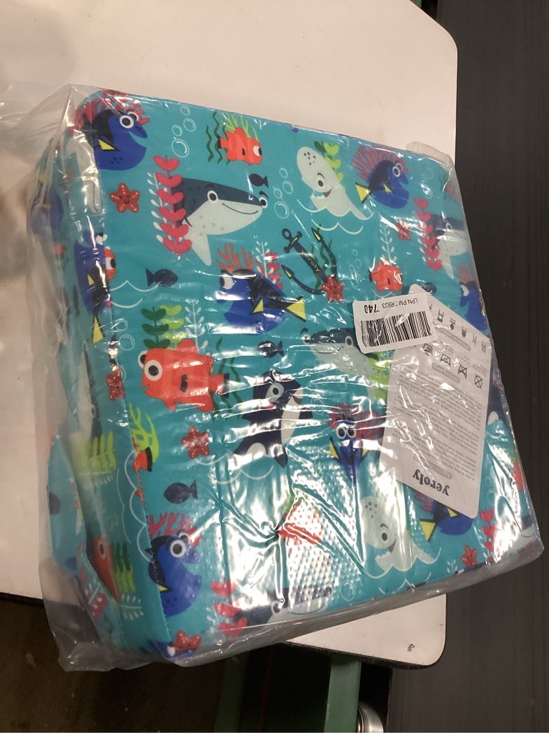 Condition photo showing New/Like New for Toddler Booster Seat for Dining Table,4 Inches Washable Double Safer Straps Non-Slip Bottom Booster Seat for Kids, Portable Travel High Density Sponge Detachable Increasing Cushion for Child