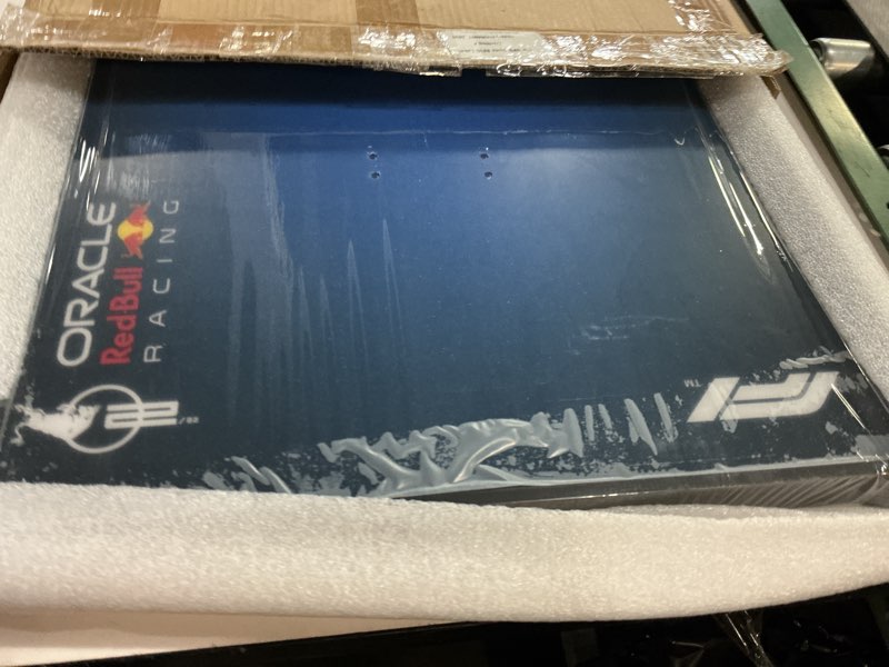 Condition photo showing New/Like New for iLuane Display Wallboard for LEGO Technic Ferrari SF-24 42207 Model Car Building Sets, Adult Collectibles Wall Mount, Room or Office Decor, Built-in LED Lighting (No Car Included) for 42207