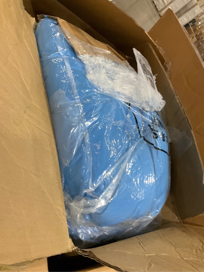 Condition photo showing As Is for Barydat 4 Pack High Back Chair Cushion Indoor Outdoor Tufted Seat and Back Chair Rocking Pads Lounge Porch Seat Cushion with Ties for Patio Furniture, 43.4 x 21 x 3.3 Inch(Blue)