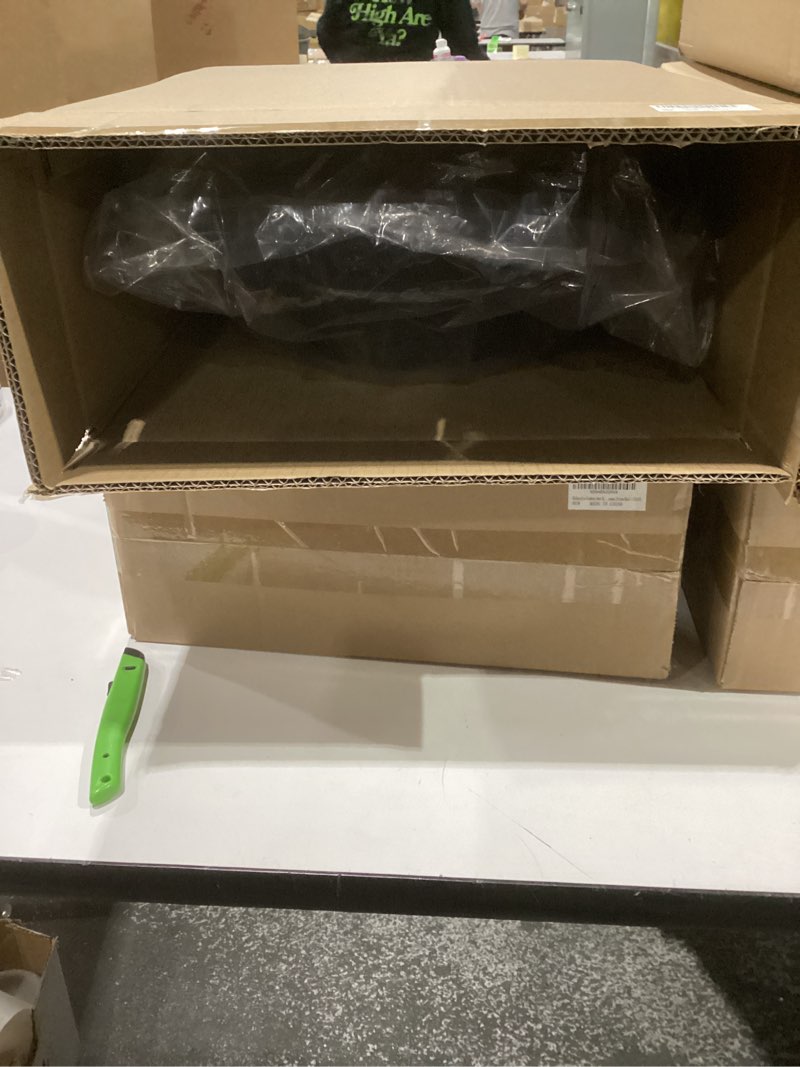 Condition photo showing New/Like New for Cowboy Hat Box for Travel, Crush Proof Hat Travel Case Carrier for Fedora Panama Straw Hat - 17x15 Black-1680