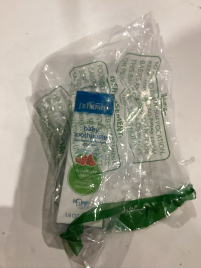 Condition photo showing New/Like New for Dr. Brown’s Fluoride-Free Baby Toothpaste, Infant & Toddler Oral Care, Strawberry, 1-Pack, 1.4oz/40g, 0-3 Years Strawberry 1.4 Ounce (Pack of 1)