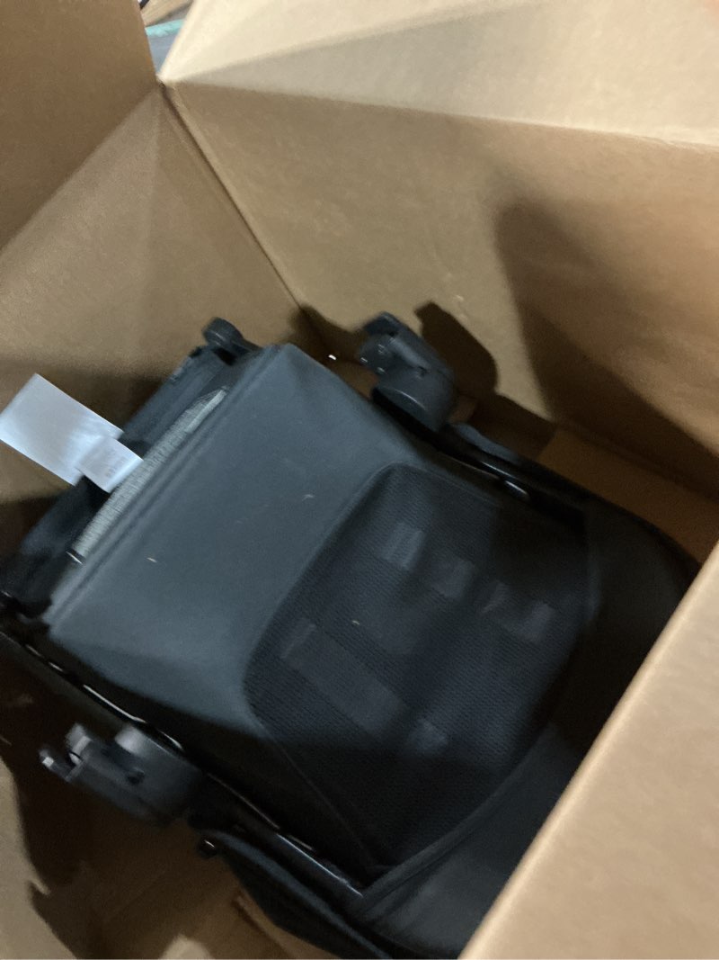 Condition photo showing Good Condition for uppababy rumbleseat v3 second lower seat - compatible with vista v2 and vista v3 - all-weather seat + magnetic buckle – adapters included - jake (charcoal/carbon frame/black leather)
