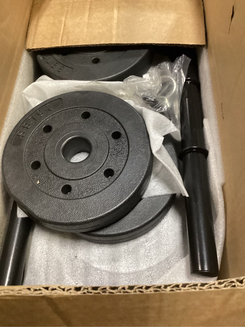 Condition photo showing Good Condition for cap barbell 40-pound adjustable cement dumbbell set – versatile vinyl coated weights for home gym excellence