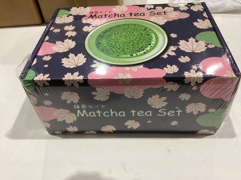 Condition photo showing New/Like New for Matcha Set (8 PCS),Pink Matcha Whisk Set Inclded Ceramic Matcha Bowl and Whisk Set,Holder,Holder Mat,Bamboo Scoop,Scoop Rest,Sifter and Tea Towel,Cute Matcha Kit for Macha Lovers and Tea Ceremony