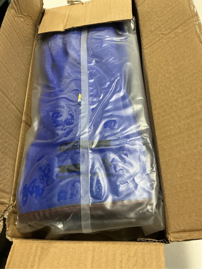 Condition photo showing New/Like New for pacific ppe 3 pairs thermal insulated freezer gloves for winter, chemical & oil resistant, waterproof, men and women, blue, x-large x-large (pack of 3)