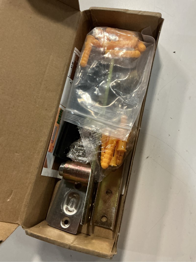 Condition photo showing Good Condition for pivot hinges for hidden bookcase and murphy door – concealed invisible hardware with wire passage for secret entrance, heavy duty diy kit for bookshelf | 5/8" offset, supports 150 lbs yellow threaded hole type