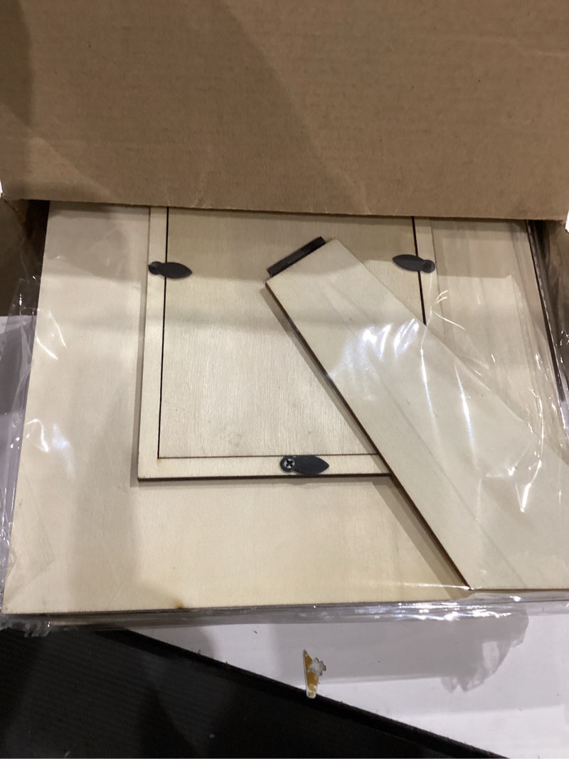 Condition photo showing Good Condition for glikceil 6 pcs 8'' x 10'' baseball picture frame wooden senior night photo frames gifts sport pattern decor for tabletop display home hotel office decoration, fits display 4'' x 6'' photos