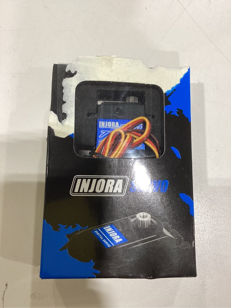 Condition photo showing As Is for INJORA 7KG Servo INJS2065 with Mount and Servo Horn for TRX4M TRX4MT 1/18 RC Crawler Upgrade Parts, High Torque Waterproof Black