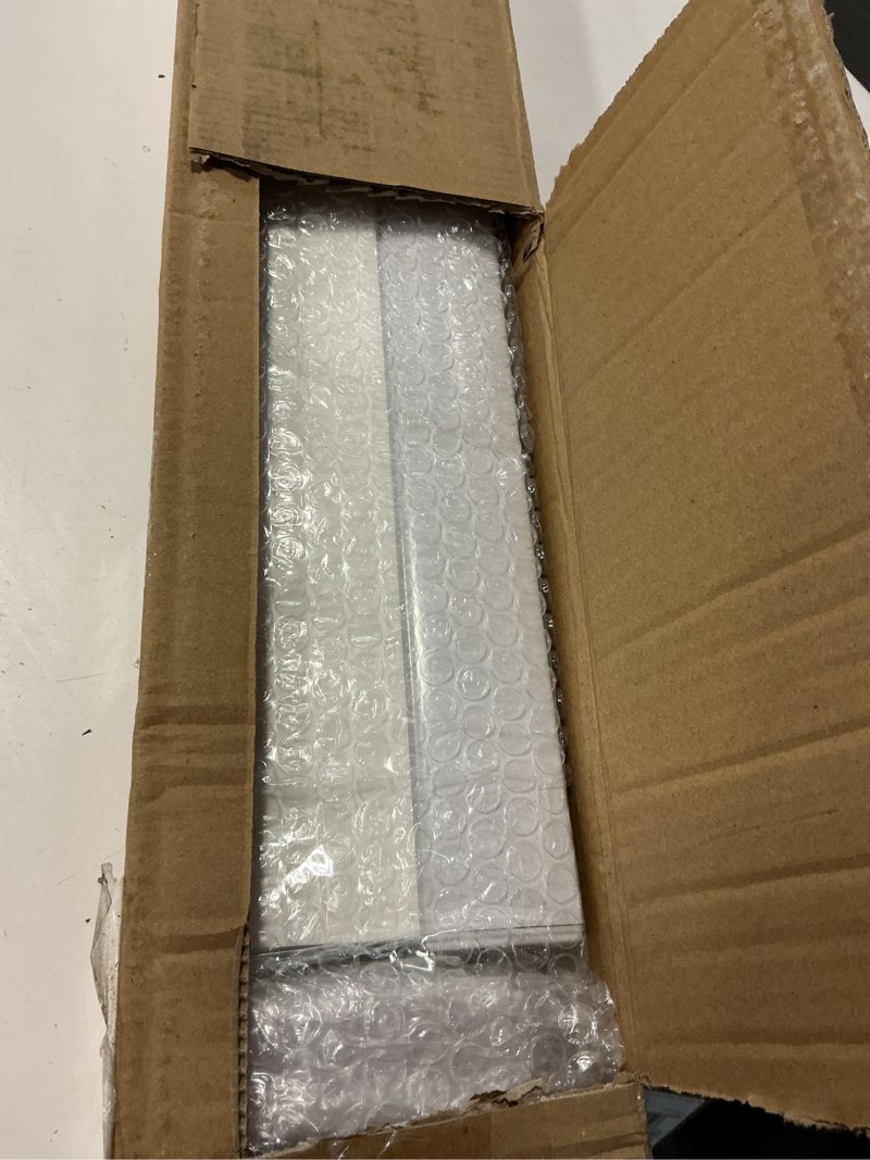 Condition photo showing Good Condition for seeye no drill cordless cellular shades, light filtering honeycomb blinds for indoor window, thermal insulated noise reduction, easy install for bedroom, living room, office, white (46" w x 64" h) white-light filtering 46"w x 64"h