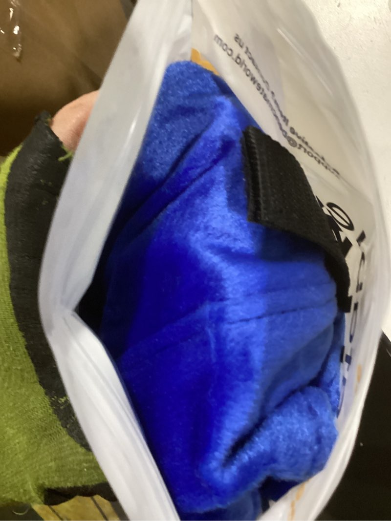 Condition photo showing Good Condition for bencmate inflatable dog cone collar alternative, soft dog cone for small medium large dogs and cats, neck recovery ecollar donut collar after surgery (x-large, blue) blue x-large [neck:18"-21"]