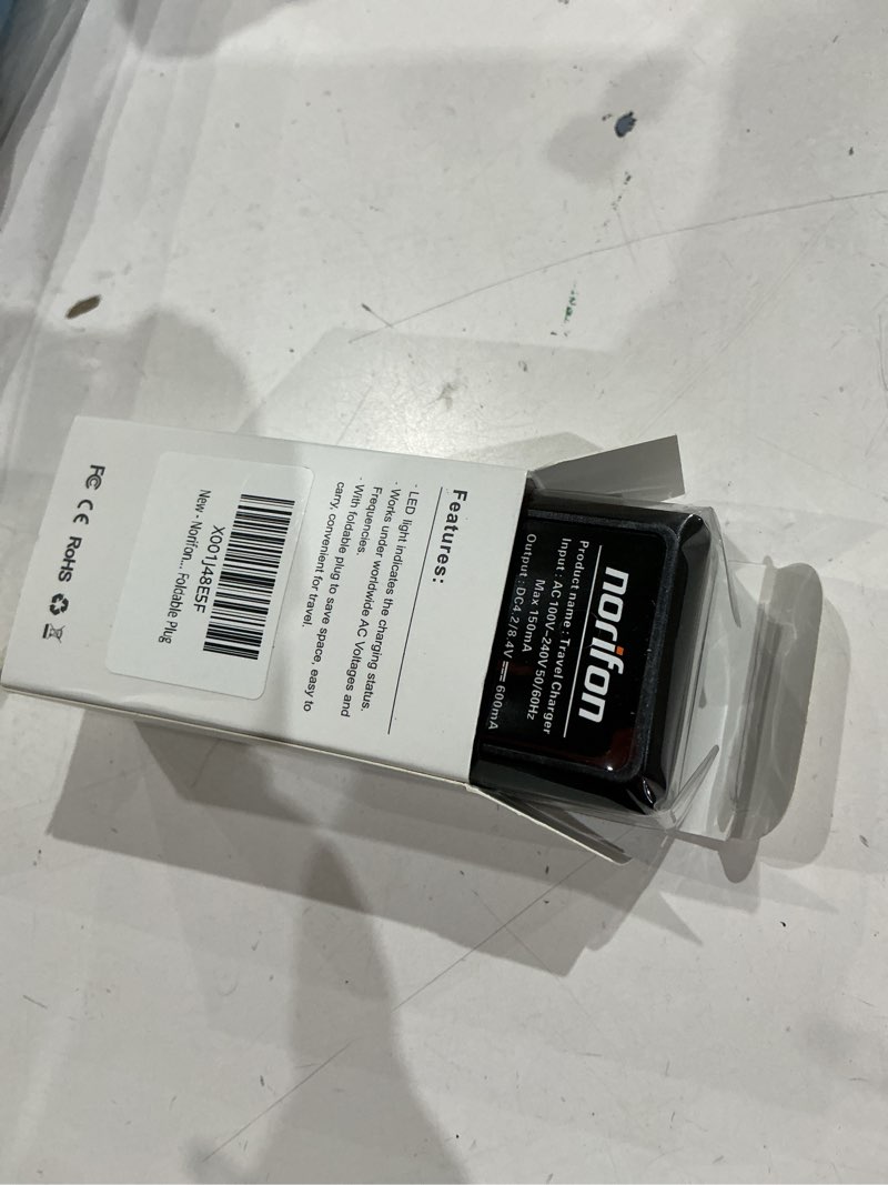 Condition photo showing Good Condition for norifon nb-6l wall charger for canon powershot sx530 hs, sx610 hs, sx710 hs, sd1200 is, sd1300 is, s120 ixy 10s ixy 30s and more with foldable plug
