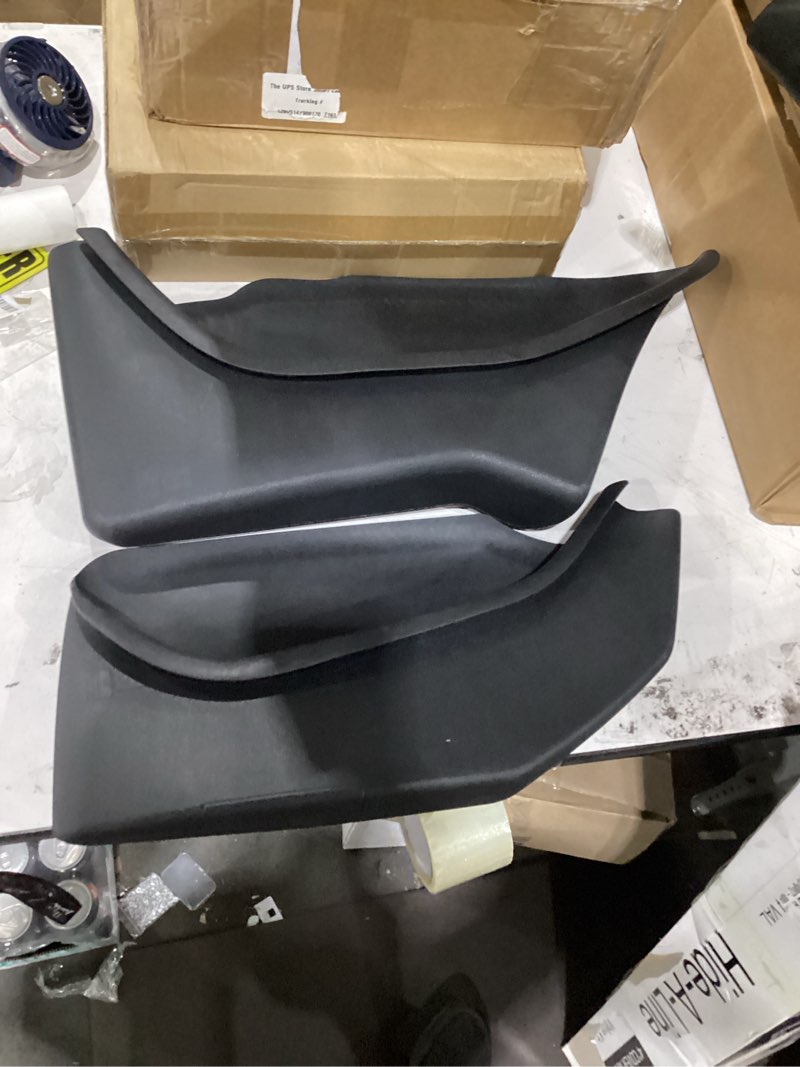 Condition photo showing As Is for new 2025 2026 model y juniper door side organizer 4pcs full-cover tpe front and rear door side storage box for refresh model y juniper interior accessories