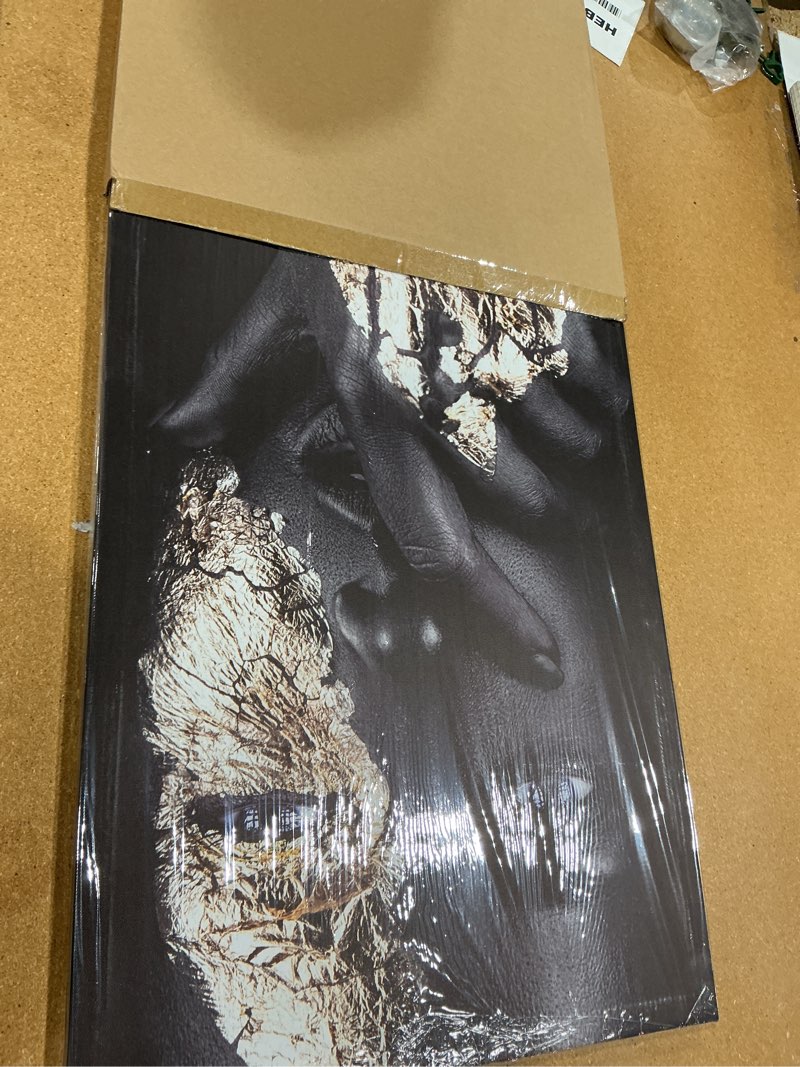 Condition photo showing New/Like New for black woman wall art african american wall art canvas framed black and gold women portrait canvas print artwork black art wall decor african decorations for living room 16”x24”