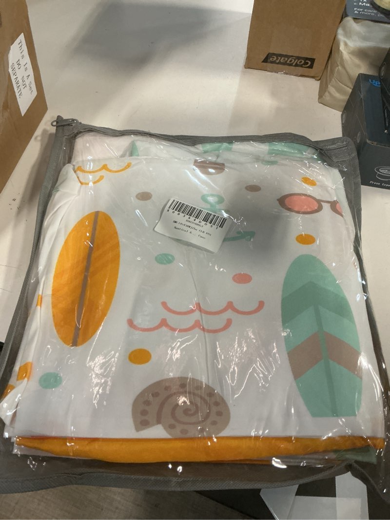 Condition photo showing New/Like New for Nautical Anchor Bed Sheet Set for Kids Boys Girls Teens,Hawaii Palm Tree Sheet Set Twin Size,Surfboard Ocean Beach Bedding Set,Starfish Coastal Sea Animal Fitted Sheet + Flat Sheet + 1 Pillow Case Pattern 120 Twin