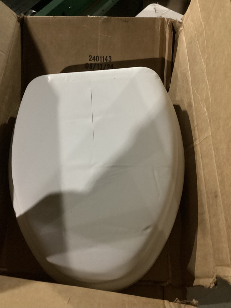 Condition photo showing As Is for CLEAR REAR Elongated Bidet Toilet Seat – Non Electric Attachment for Toilets, Easy to Install Self Cleaning, Rear & Feminine Wash Nozzles, Adjustable Water Sprayer, Eco Friendly Hygienic Upgrade