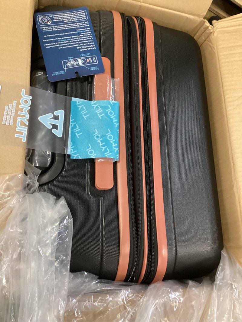 Condition photo showing Good Condition for Luggage Sets 3 Piece with Spinner Wheel, Hardside Suitcase Set with TSA Lock, Expandable Lightweight Travel Luggage for Men and Women, Black Style1 Black 20in24in28in